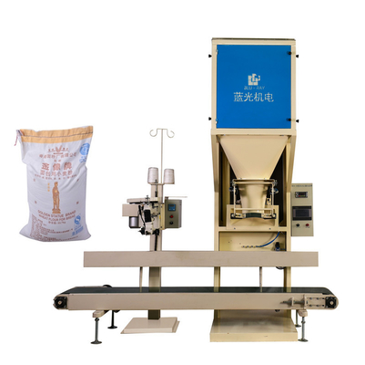 BlueRay Semi Automatic 25kg Gravel Saw Dust Rice Sand Bagging Machine